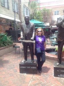 One of my musical heroes, Antoine 'Fats' Domino. Walkin' to Noo Awlins ...