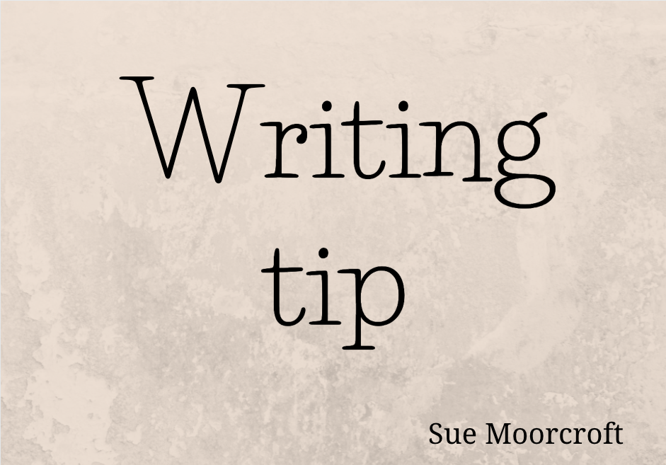 Image that says Writing Tip